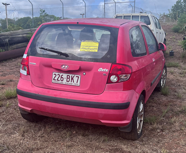 abandoned vehicle 335