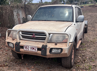 White Pajero